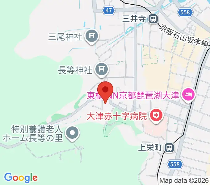 ながらの座・座の地図