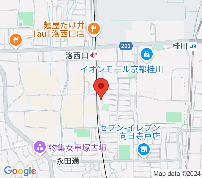 桂川ベアティホールの地図