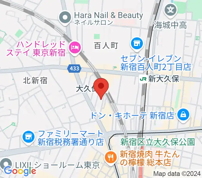 ジェットワンの地図