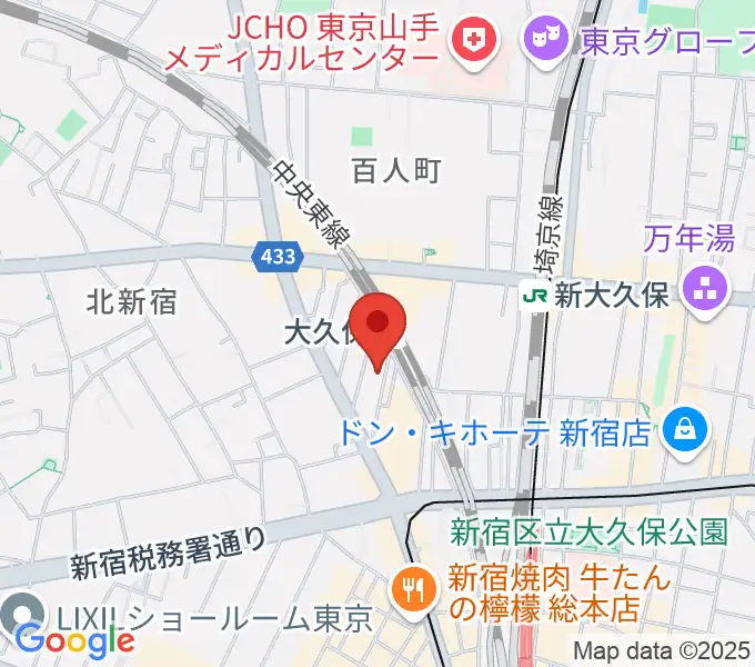 ジェットワンの地図
