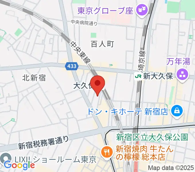 ジェットワンの地図