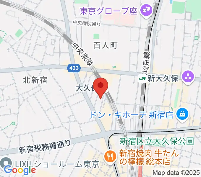 ジェットワンの地図