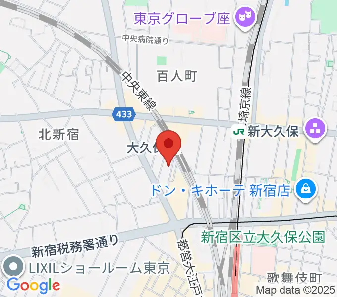 ジェットワンの地図