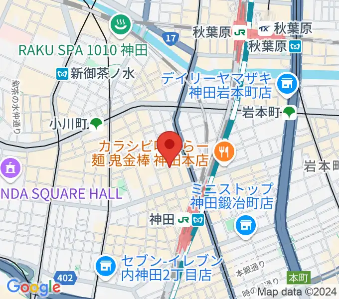 神田Jazz spot Step!の地図