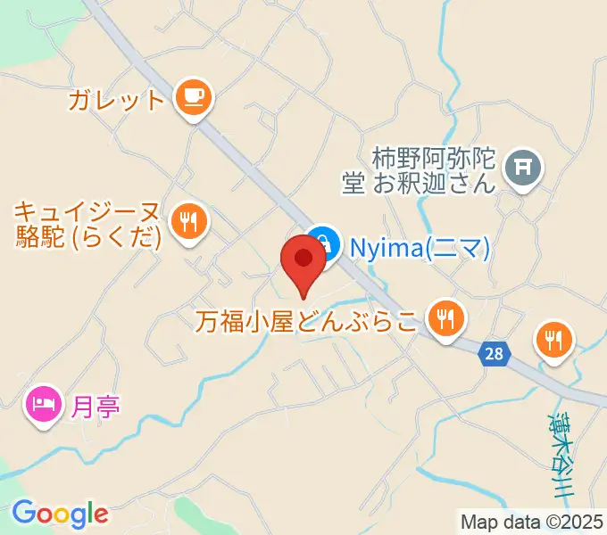 南阿蘇ウッドサイド・ベイシーの地図