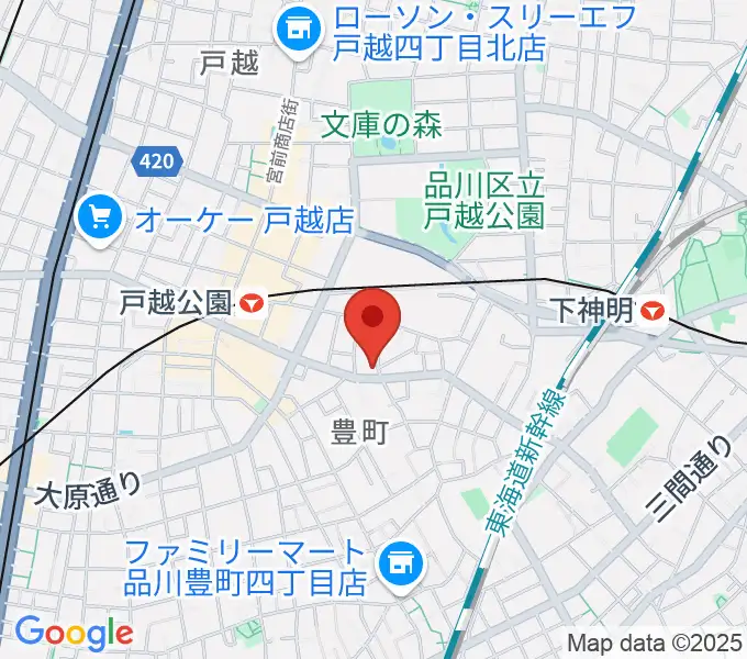 Crunch Studioの地図