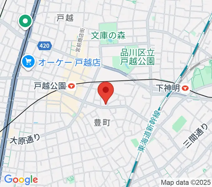 Crunch Studioの地図