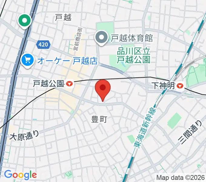 Crunch Studioの地図