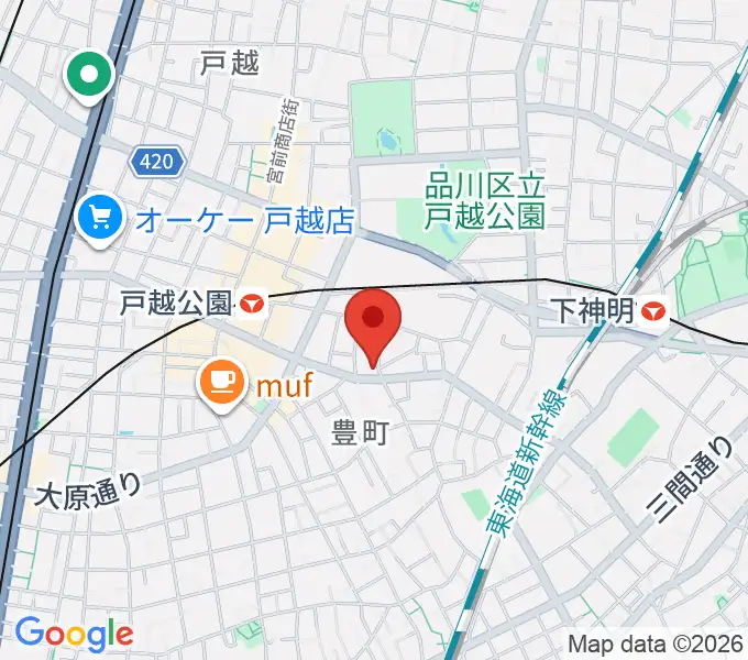 Crunch Studioの地図