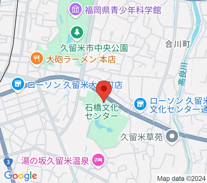 石橋文化会館の地図