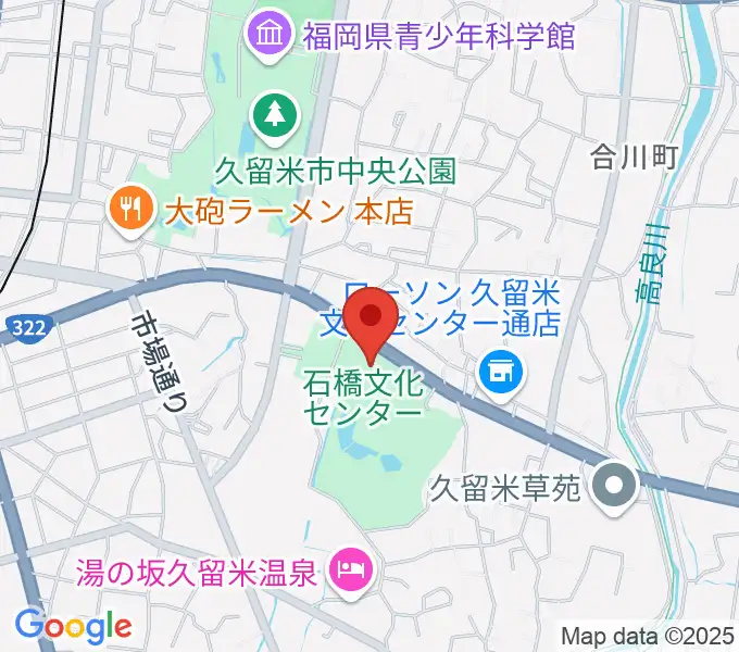 石橋文化会館の地図