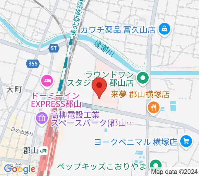 ポラリス保健看護学院メグレズホールの地図