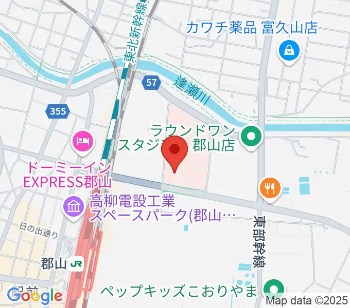 ポラリス保健看護学院メグレズホールの地図