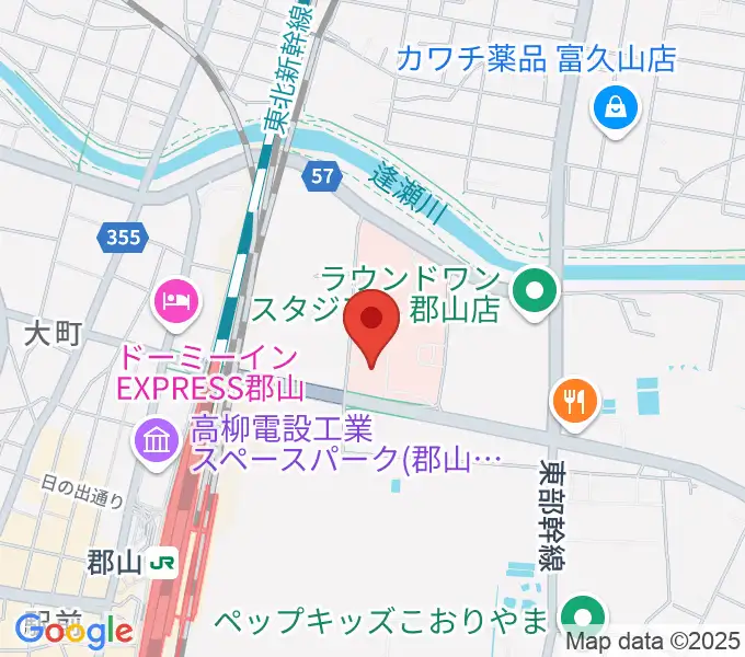 ポラリス保健看護学院メグレズホールの地図