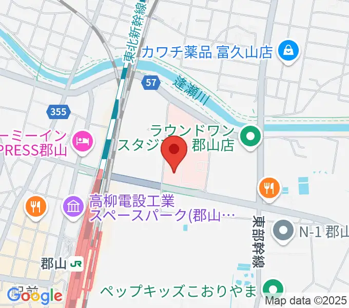 ポラリス保健看護学院メグレズホールの地図