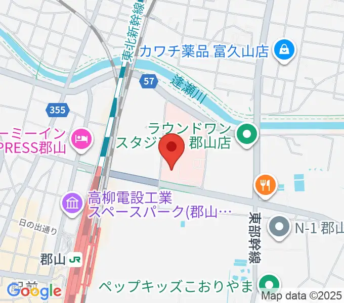 ポラリス保健看護学院メグレズホールの地図