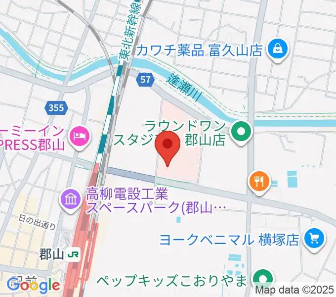 ポラリス保健看護学院メグレズホールの地図