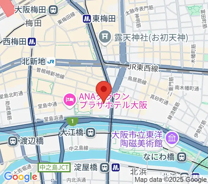 北新地サロン・ドゥ・アヴェンヌの地図