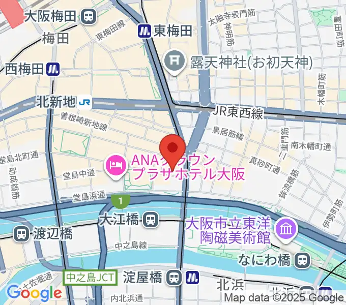 北新地サロン・ドゥ・アヴェンヌの地図