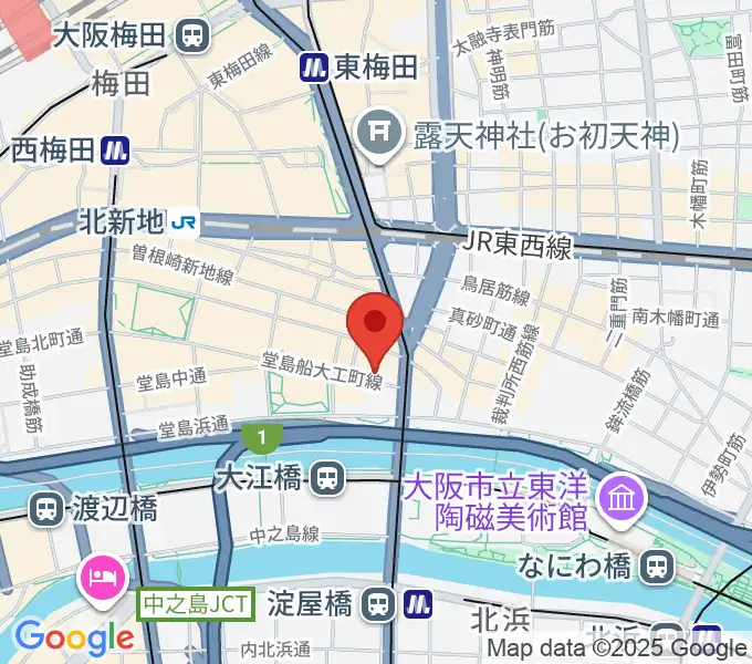 北新地サロン・ドゥ・アヴェンヌの地図