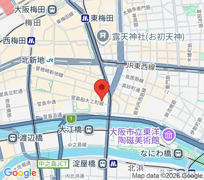 北新地サロン・ドゥ・アヴェンヌの地図