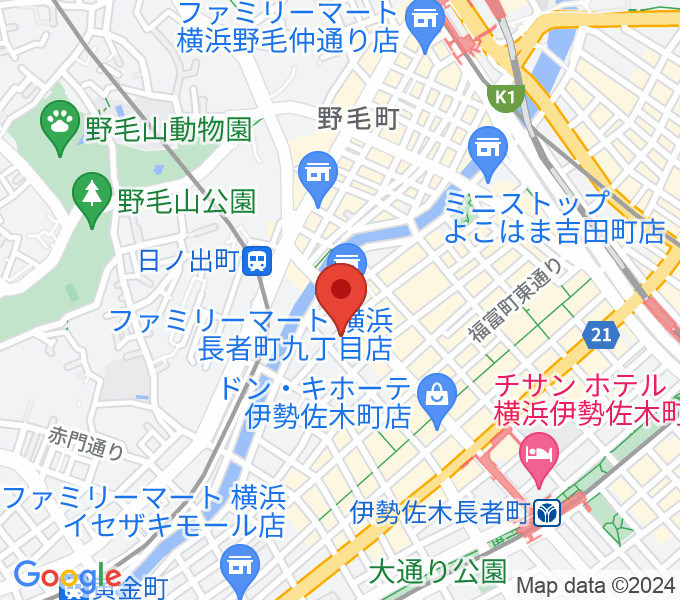 横浜JAZZ FIRSTの場所