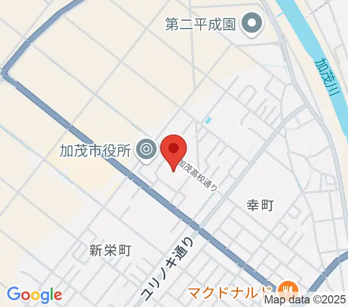 加茂文化会館の地図