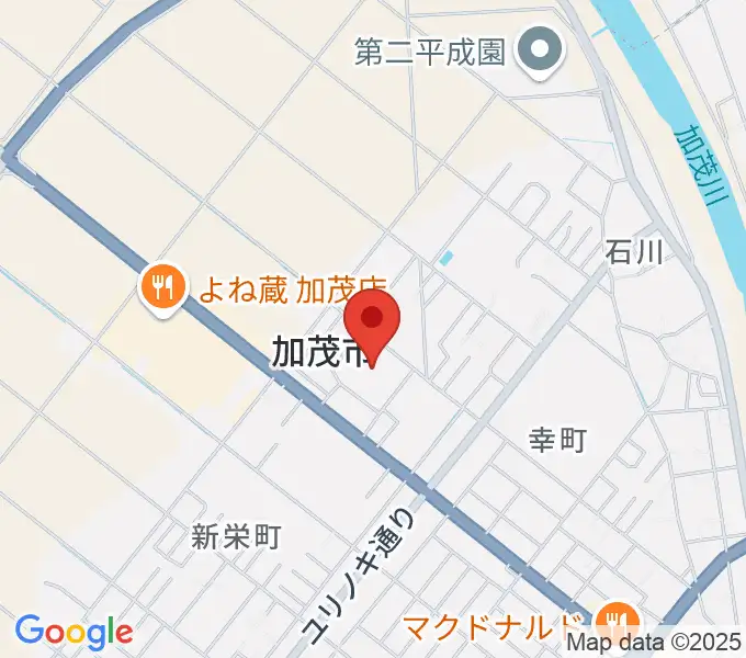 加茂文化会館の地図