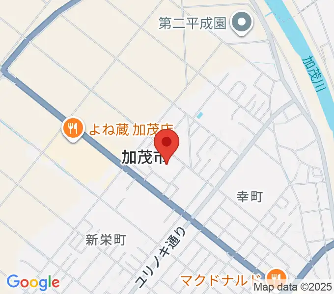 加茂文化会館の地図