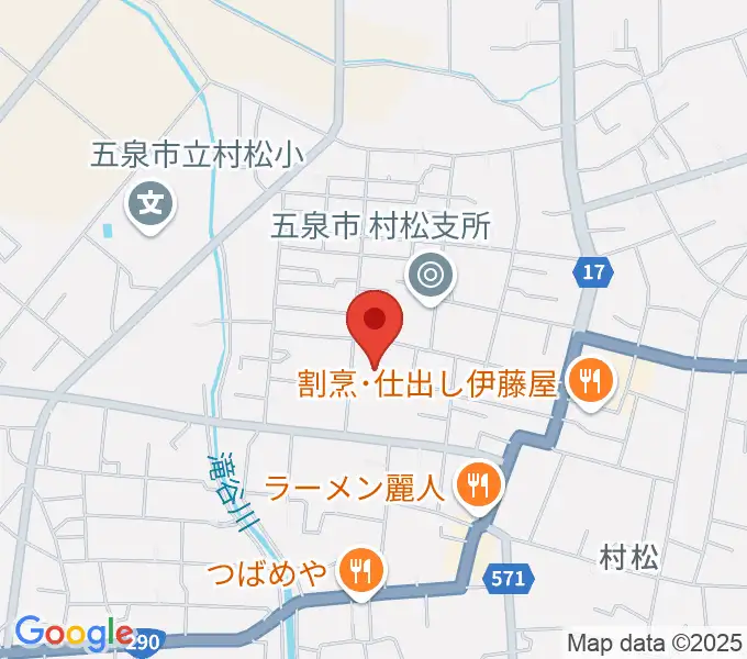 五泉市さくらんど会館の地図