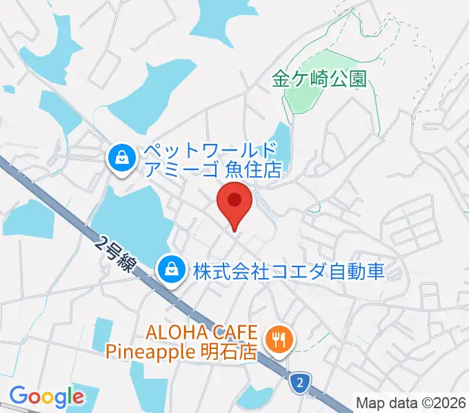 金ヶ崎文化教室の地図