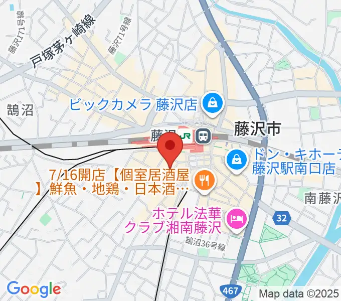 Sound Cafe Bambooの地図
