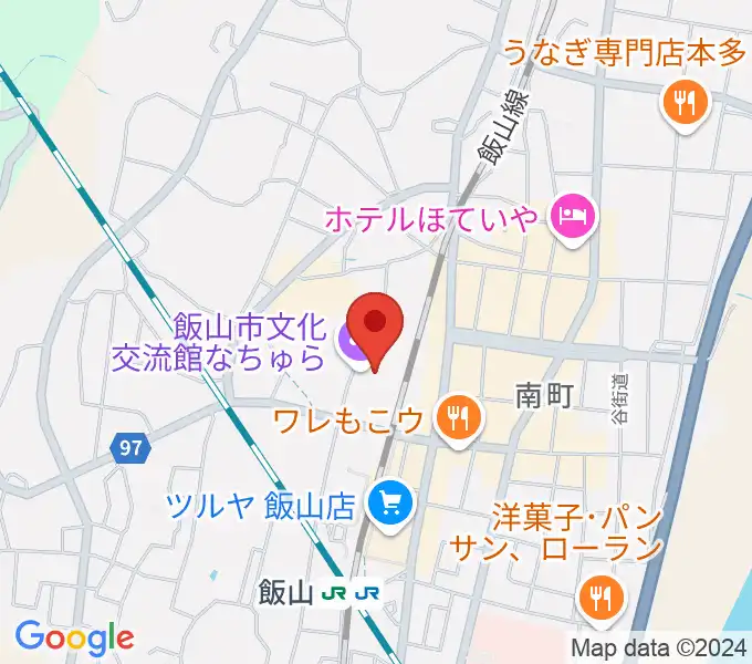 飯山市文化交流館なちゅらの地図