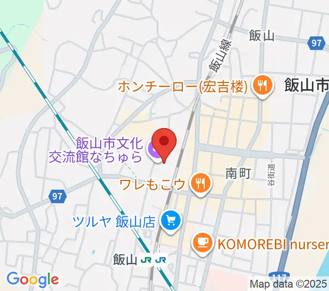 飯山市文化交流館なちゅらの地図