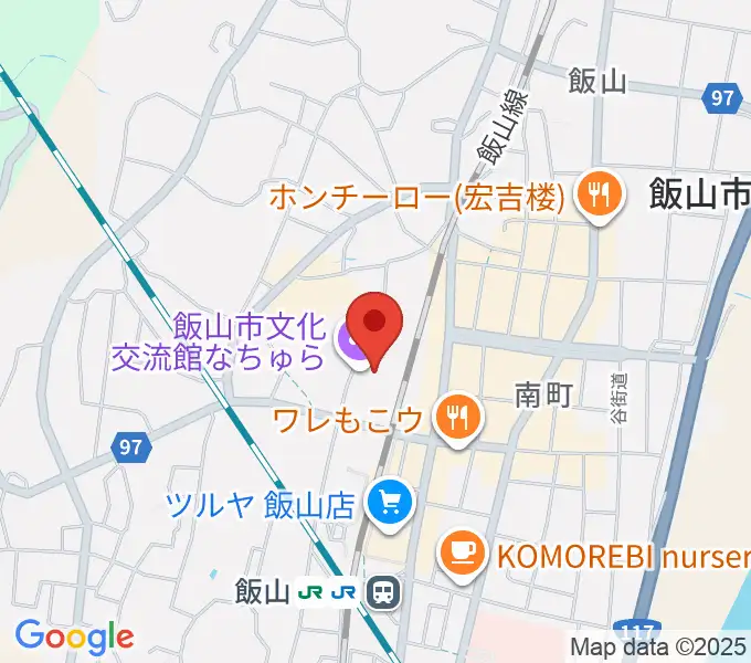 飯山市文化交流館なちゅらの地図