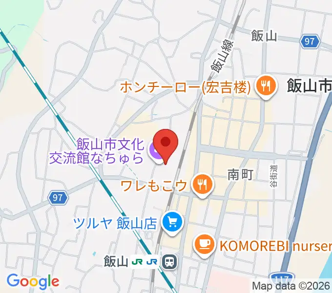 飯山市文化交流館なちゅらの地図