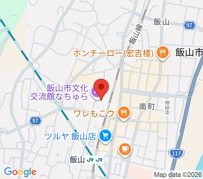 飯山市文化交流館なちゅらの地図