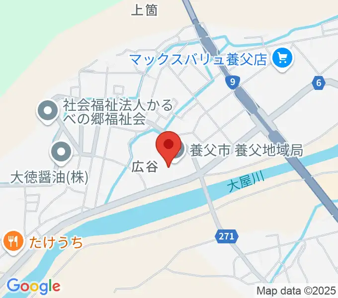 養父市立ビバホールの地図