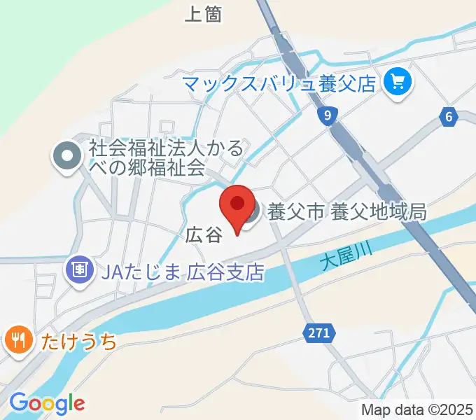 養父市立ビバホールの地図