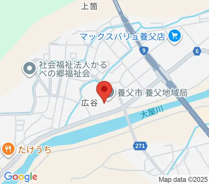 養父市立ビバホールの地図