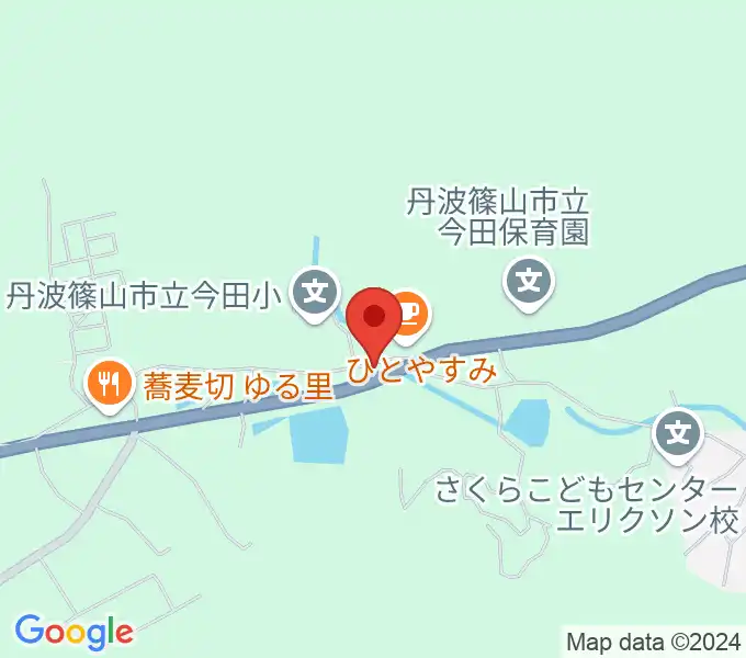 篠山rizmの地図