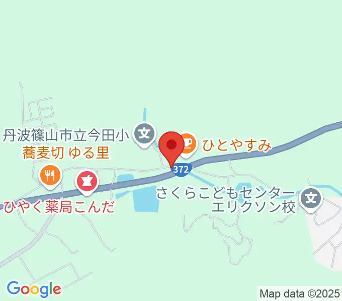 篠山rizmの地図