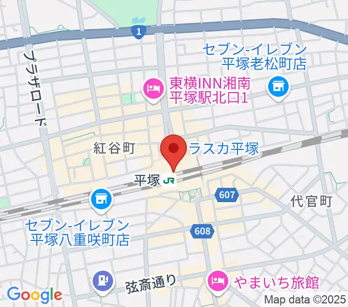 ラスカ平塚6F ラスカホールの地図