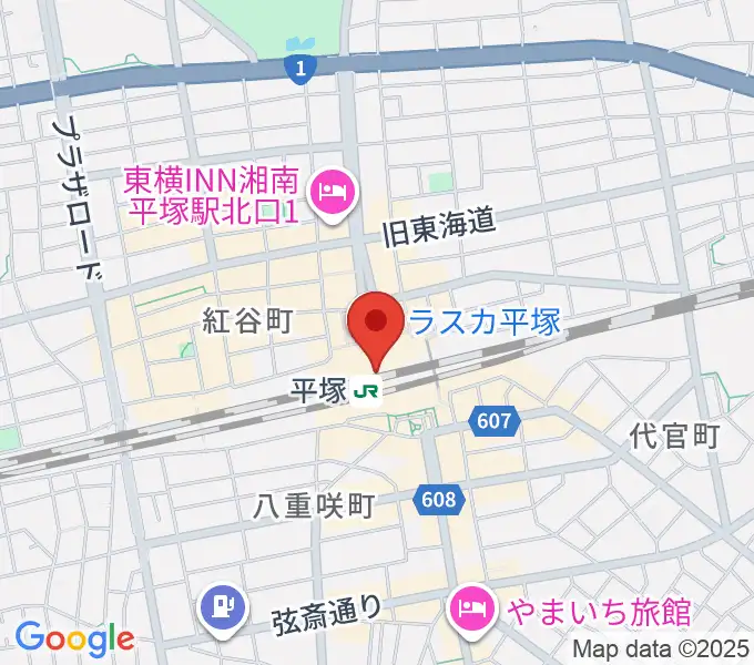 ラスカ平塚6F ラスカホールの地図