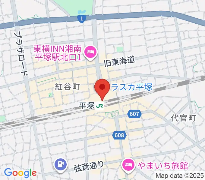 ラスカ平塚6F ラスカホールの地図