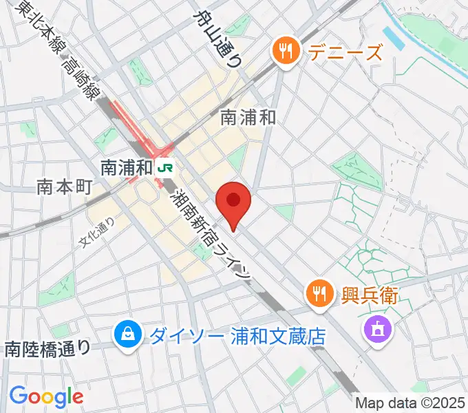 ミリオン楽器 南浦和店の地図