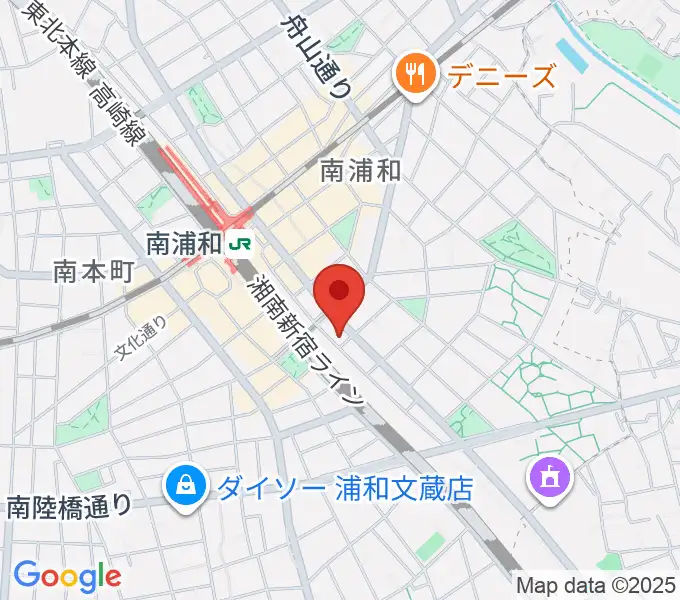 ミリオン楽器 南浦和店の地図