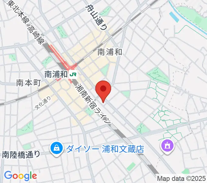 ミリオン楽器 南浦和店の地図