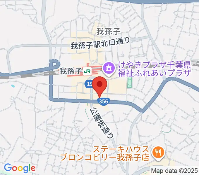 ミリオン楽器 我孫子センターの地図