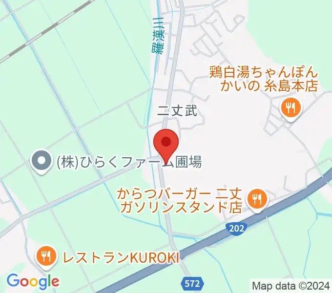 糸島Greenchordの地図